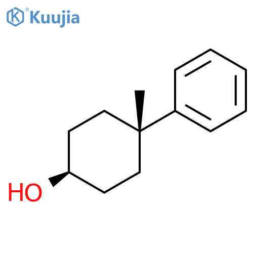 Cyclohexanol, 4-methyl-4-phenyl-, trans- structure