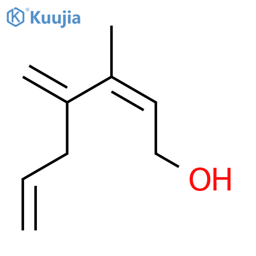 2,6-Heptadien-1-ol, 3-methyl-4-methylene-, (E)- structure