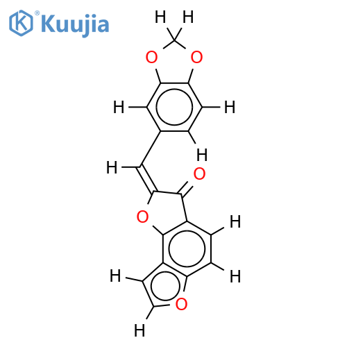 3',4'-Methylenedioxyfurano(6,7:2'',3'')aurone structure