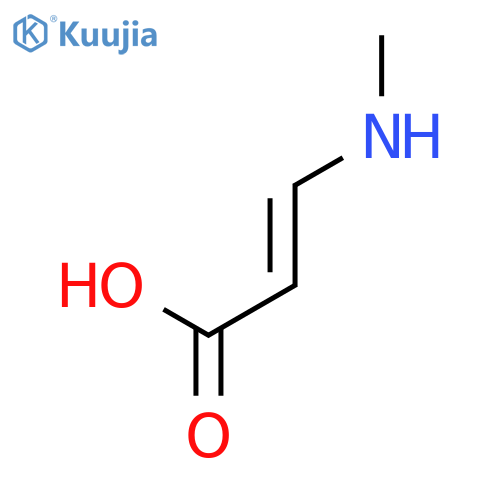 2-Propenoic acid, 3-(methylamino)- structure
