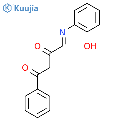 1,3-Butanedione, 4-[(2-hydroxyphenyl)imino]-1-phenyl- structure