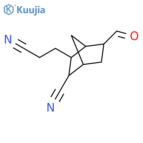 Bicyclo[2.2.1]heptane-2-propanenitrile, 3-cyano-6-formyl- structure