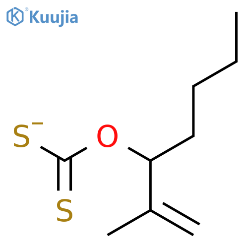 Carbonodithioic acid, O-[1-(1-methylethenyl)pentyl] ester structure