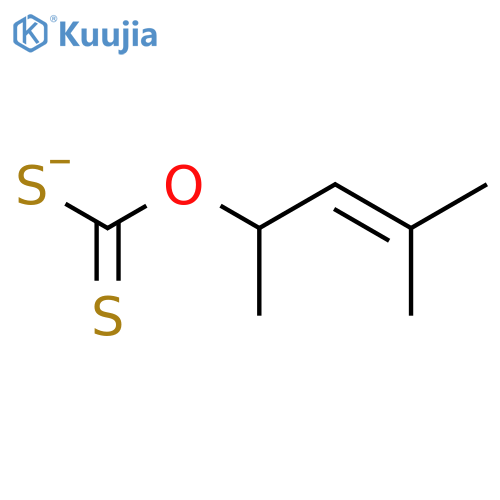 CARBONODITHIOIC ACID, O-(1,3-DIMETHYL-2-BUTENYL) ESTER structure