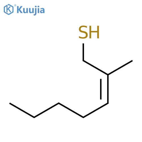 2-Heptene-1-thiol, 2-methyl- structure