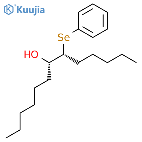 7-Tridecanol, 6-(phenylseleno)-, (R*,S*)- structure