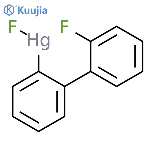 MERCURY, FLUORO(2'-FLUORO[1,1'-BIPHENYL]-2-YL)- structure
