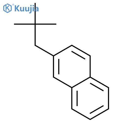 Naphthalene, 2-(2,2-dimethylpropyl)- structure