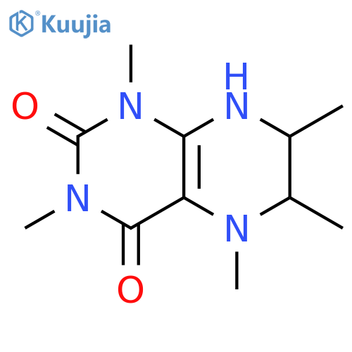 2,4(1H,3H)-Pteridinedione, 5,6,7,8-tetrahydro-1,3,5,6,7-pentamethyl- structure