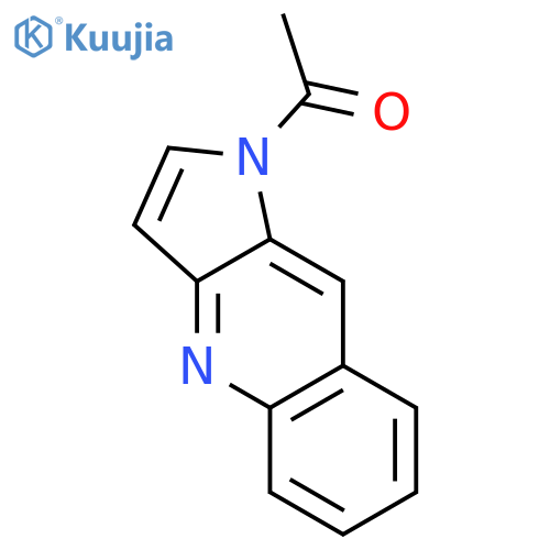 1H-Pyrrolo[3,2-b]quinoline, 1-acetyl- structure