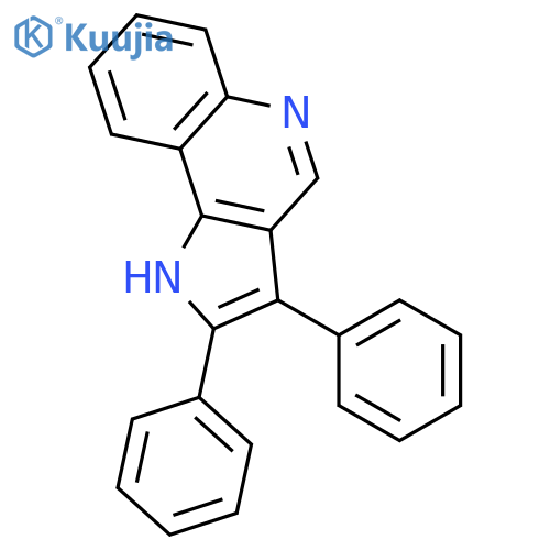 1H-Pyrrolo[3,2-c]quinoline, 2,3-diphenyl- structure