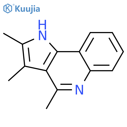 1H-Pyrrolo[3,2-c]quinoline, 2,3,4-trimethyl- structure