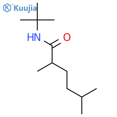 Hexanamide, N-(1,1-dimethylethyl)-2,5-dimethyl-, (S)- structure