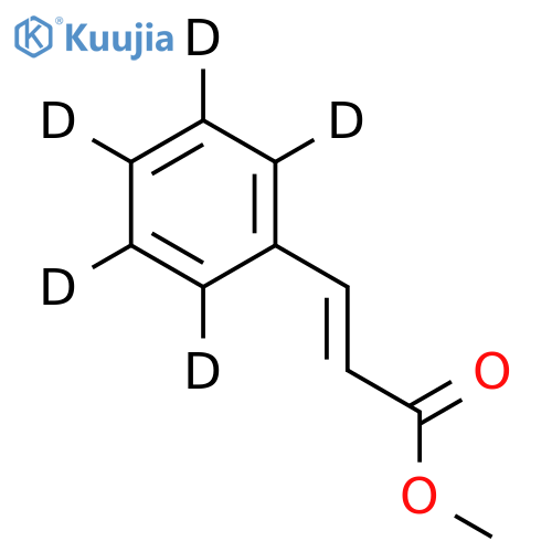methyl trans-cinnamate-d5 (phenyl-d5) structure