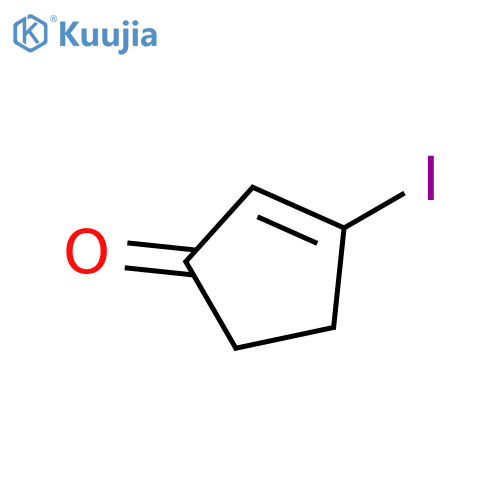 2-Cyclopenten-1-one, 3-iodo- structure