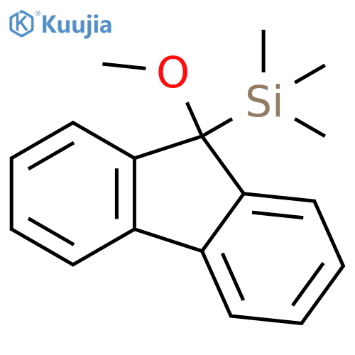 Silane, (9-methoxy-9H-fluoren-9-yl)trimethyl- structure