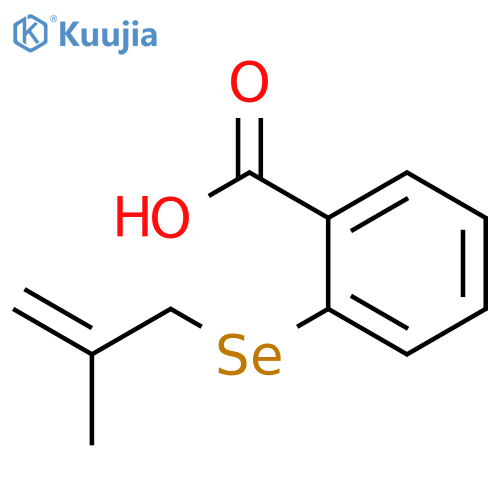 Benzoic acid, 2-[(2-methyl-2-propenyl)seleno]- structure