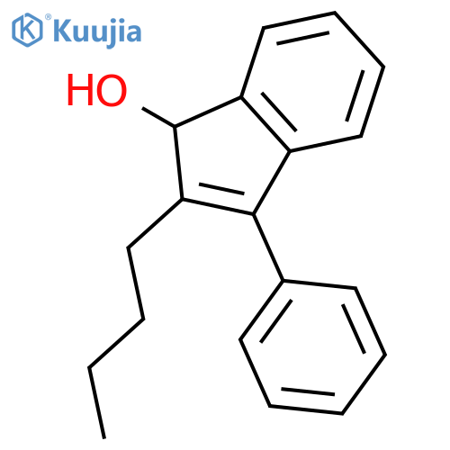1H-Inden-1-ol, 2-butyl-3-phenyl- structure