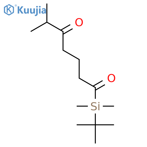 3-Heptanone, 7-[(1,1-dimethylethyl)dimethylsilyl]-2-methyl-7-oxo- structure