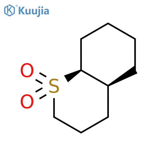 2H-1-Benzothiopyran, octahydro-, 1,1-dioxide, cis- structure