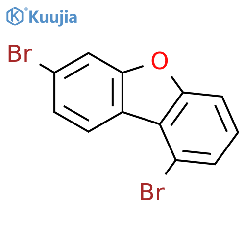 Dibenzofuran, 1,7-dibromo- structure