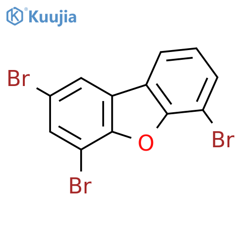 Dibenzofuran, 2,4,6-tribromo- structure
