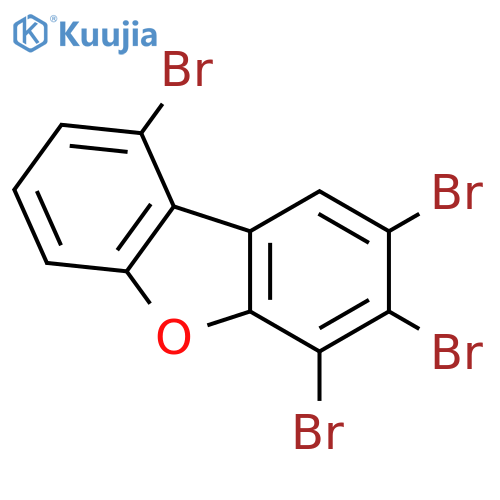 Dibenzofuran, 1,6,7,8-tetrabromo- structure