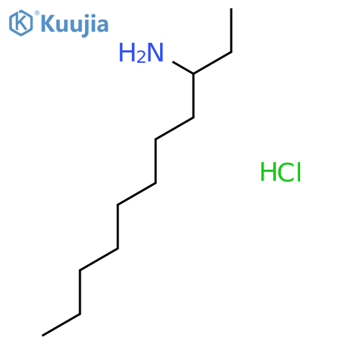 3-Undecanamine, hydrochloride structure