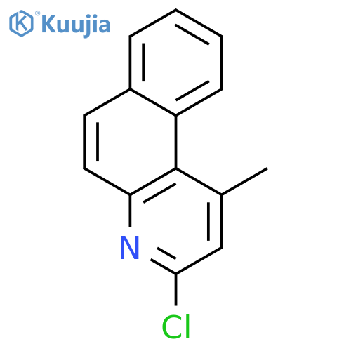 Benzo[f]quinoline, 3-chloro-1-methyl- structure