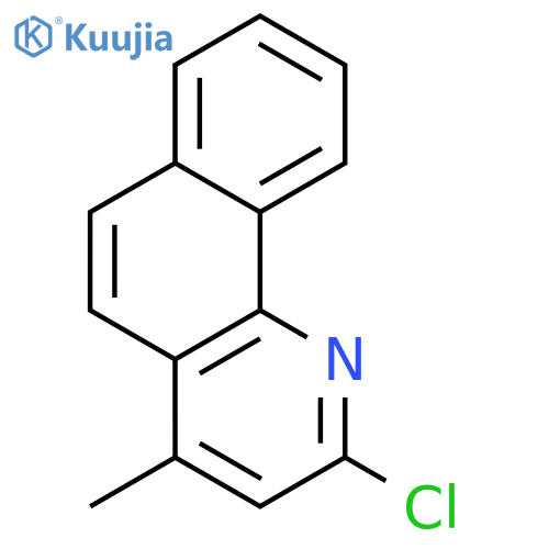 Benzo[h]quinoline, 2-chloro-4-methyl- structure
