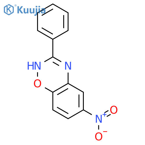 2H-1,2,4-Benzoxadiazine, 6-nitro-3-phenyl- structure