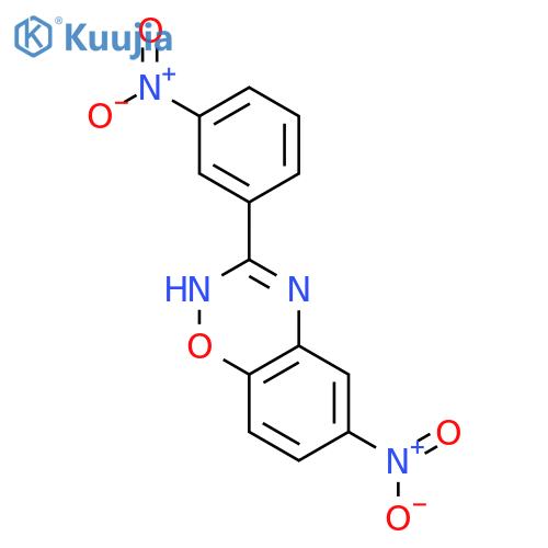 2H-1,2,4-Benzoxadiazine, 6-nitro-3-(3-nitrophenyl)- structure