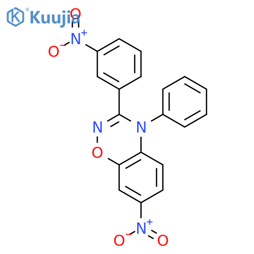 4H-1,2,4-Benzoxadiazine, 7-nitro-3-(3-nitrophenyl)-4-phenyl- structure