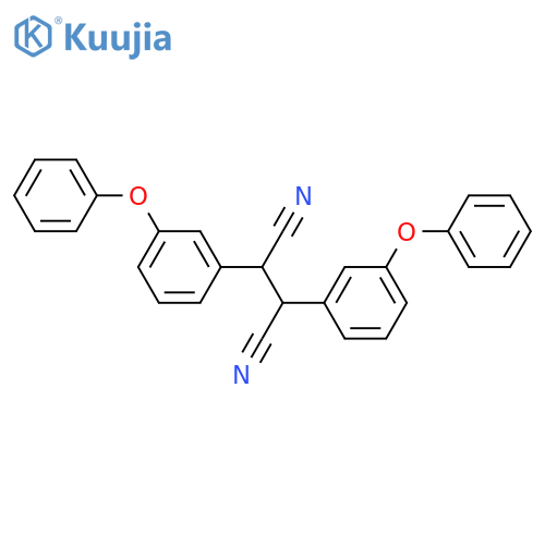 Butanedinitrile, 2,3-bis(3-phenoxyphenyl)- structure