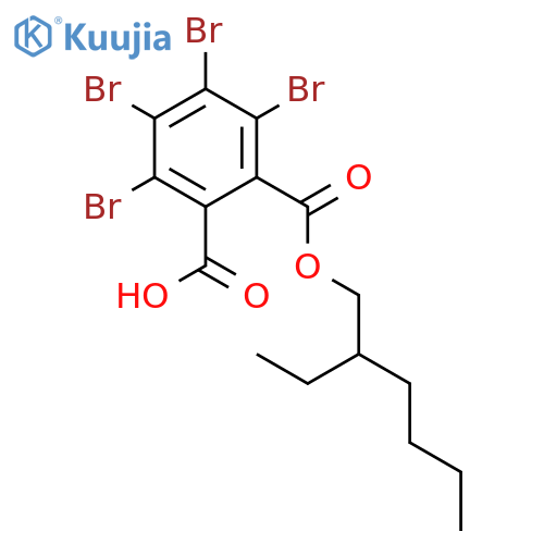 2-Ethylhexyl Tetrabromophthalate structure