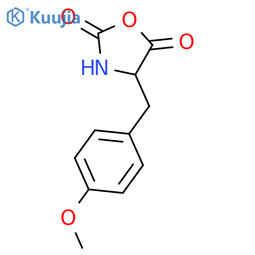 2,5-Oxazolidinedione, 4-[(4-methoxyphenyl)methyl]- structure