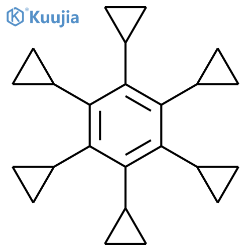 Benzene, hexacyclopropyl- structure