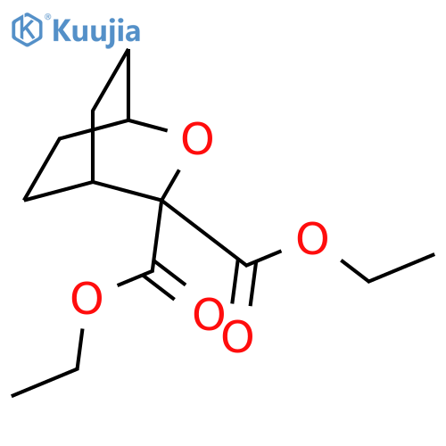 2-Oxabicyclo[2.2.2]octane-3,3-dicarboxylic acid, diethyl ester structure