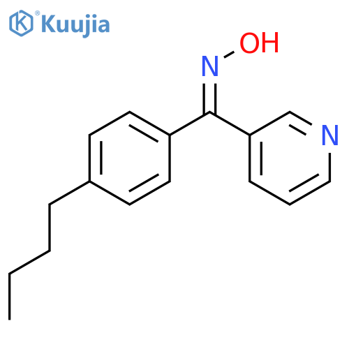 Methanone, (4-butylphenyl)-3-pyridinyl-, oxime structure