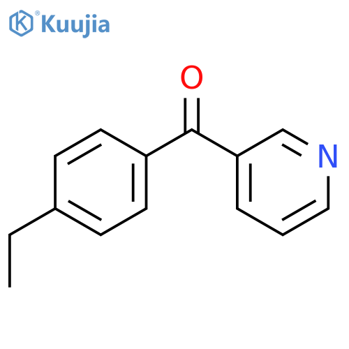 3-(4-ethylbenzoyl)pyridine structure