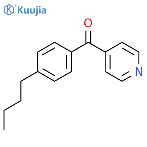 Methanone, (4-butylphenyl)-4-pyridinyl- structure