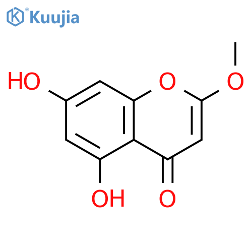 4H-1-Benzopyran-4-one, 5,7-dihydroxy-2-methoxy- structure
