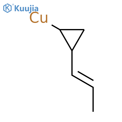 Copper, [2-(1-propenyl)cyclopropyl]- structure