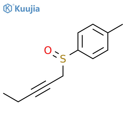 BENZENE, 1-METHYL-4-(2-PENTYNYLSULFINYL)-, (+)- structure