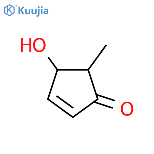 2-Cyclopenten-1-one, 4-hydroxy-5-methyl- structure
