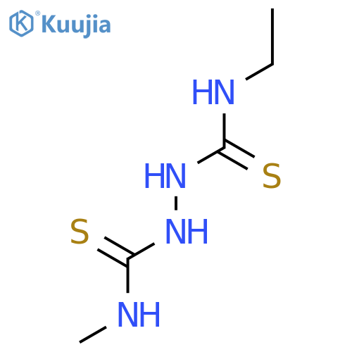1,2-Hydrazinedicarbothioamide, N-ethyl-N'-methyl- structure