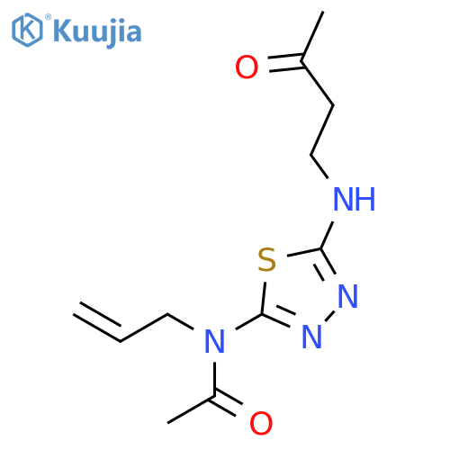 Acetamide, N-[5-(acetylethylamino)-1,3,4-thiadiazol-2-yl]-N-2-propenyl- structure