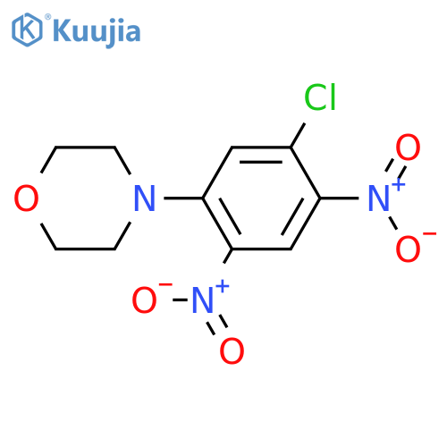 Morpholine, 4-(5-chloro-2,4-dinitrophenyl)- structure
