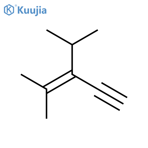 2-Pentene,3-ethynyl-2,4-dimethyl- structure