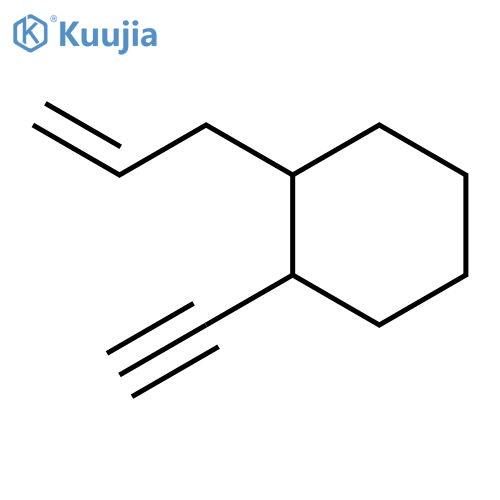 Cyclohexane, 1-ethynyl-2-(2-propenyl)- structure